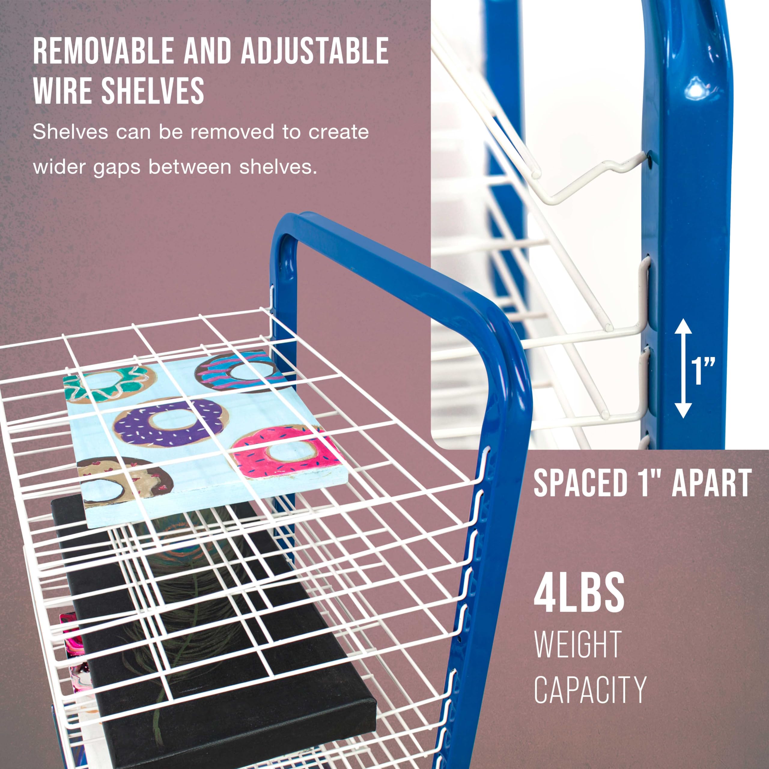 Amazon.com: U.S. Art Supply 25 Shelf Art Drying Rack for